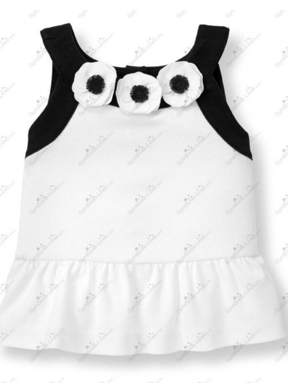 Janie & Jack vintage "Safari Lodge" blossom peplum top
